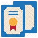 Document Guarantee Certificate Icône