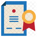 Document Paper Certificate Icono