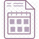 Document Schedule Date Icon