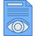 Document Paper Eye Icon