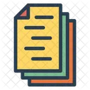 Document Pages Files Icon