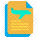 Airport Document Airport Instruction Flight Instruction Icon