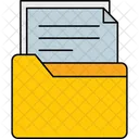 Document Data Recording File Storage Icon