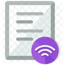 Wifi Document Wireless Icon