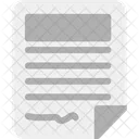 Document Dossier Paperasse Icône