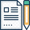 Medical Document Record Icon