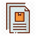 Document Parcel Paper Package Document Icon