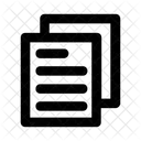 Document Page Content Icon
