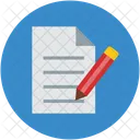Document Pen Write Icon