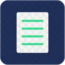 Document Sheet Text Icon