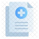 Medical Healthy Document Icon