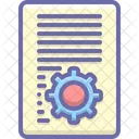 Document Setting Paper Icon