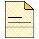 Document File Text Icon