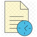 Document Time Paper Icon