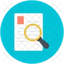 Document Magnifier Paper Icon
