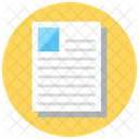 Document Sheet Text Document Icon