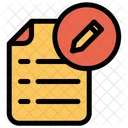 Document Pencil File Icon