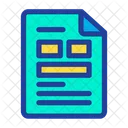 Paper Page File Icon