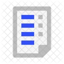 File Document List Icon