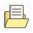 Document In Folder Icon