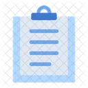 Document File Binder Clip Icon