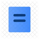 Document Note Text Icon
