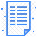 Document Note Paper Icon