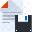 Document Floppy Paper Icon