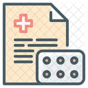 Document Medical Medicament Icon