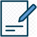 Document Write Pencil Icon