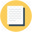 Document Office Text Icon