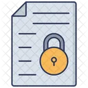Document Protection Lock Icon