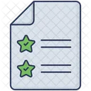 Document Star Rating Icon
