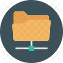 Document Connection Networking Icon