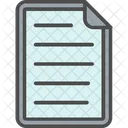 Document List Paper Icon