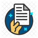 Document File Hand Icon