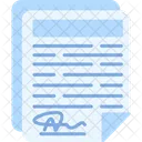 Document Agreement Contract Icon
