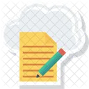 Document Cloud Storage Icon