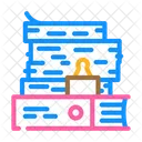 Document Paper Stack Symbol