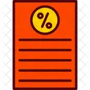 Document Charge Customs Icon