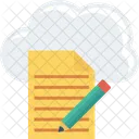Document Cloud Storage Icon