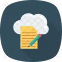 Document Cloud Storage Icon