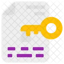 Document Data Keyword Icon