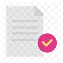 Document Paper Done Icon