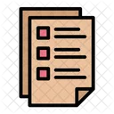 Document Paper Files And Folders Icon