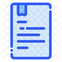 Document Bookmark Page Icon