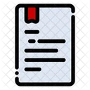 Document Bookmark Page Icon
