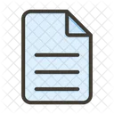 File Paper Data Icon