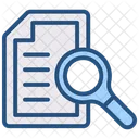 Document Exam Magnifier Icon