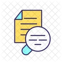 Document analysis  Icon